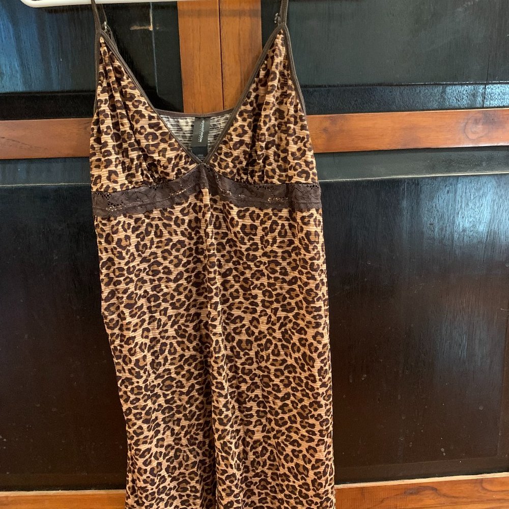 Eyeshadow Leopard Print Chemise - L